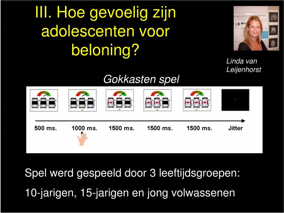 Gokkasten spel Linda van Leijenhorst Spel