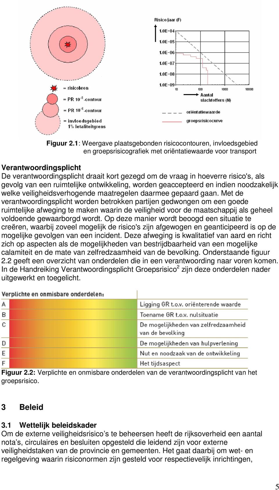 hoeverre risico's, als gevolg van een ruimtelijke ontwikkeling, worden geaccepteerd en indien noodzakelijk welke veiligheidsverhogende maatregelen daarmee gepaard gaan.