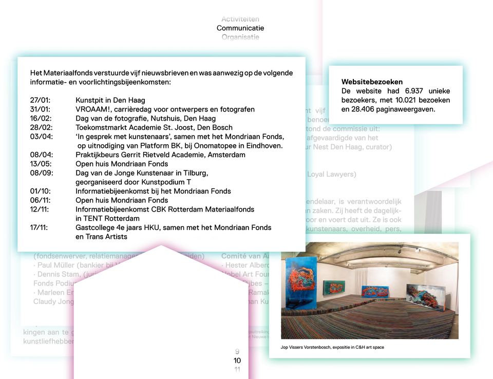 Zo vond in mei 2014 Het 27/01: De stichting Kunstpit Presteert in D Haag plaats, heeft prestatie bestuur De adviescommissie bezoekers, met 10.021 bezoek 31/01: van het directeur. VROAAM!