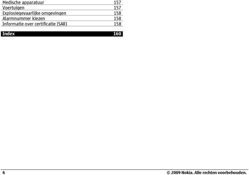 kiezen 158 Informatie over certificatie (SAR)