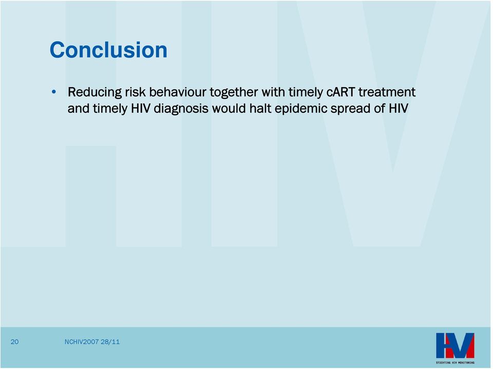 cart treatment and timely HIV