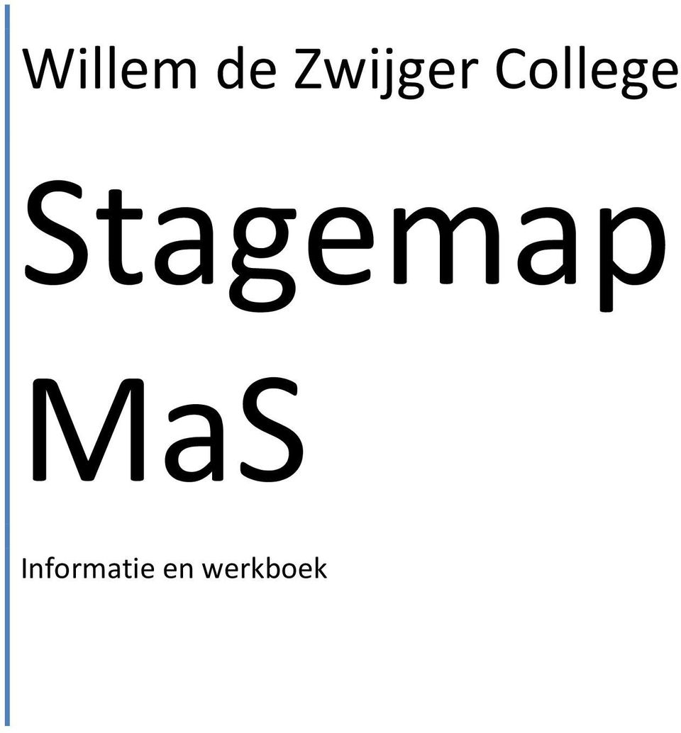Stagemap MaS