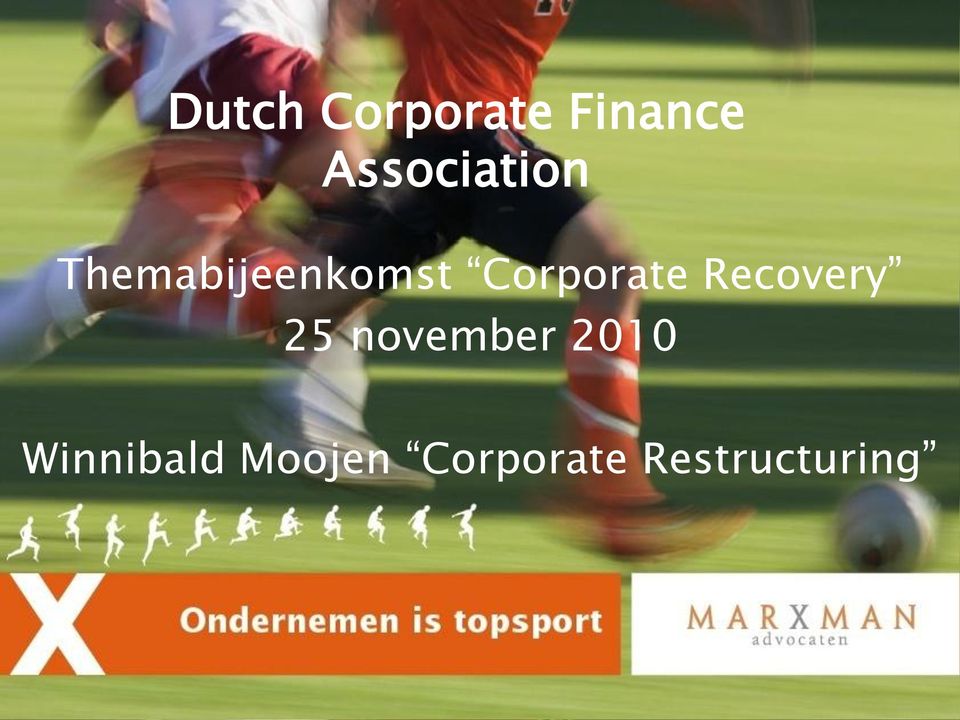 Corporate Recovery 25 november