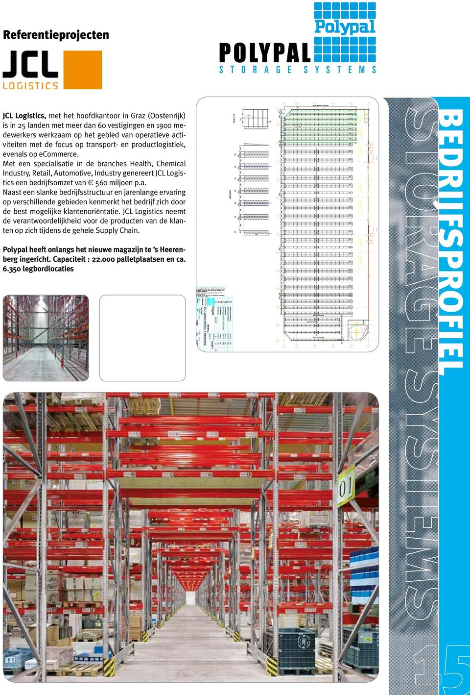 focus op transport- en productlogistiek, evenals op ecommerce.