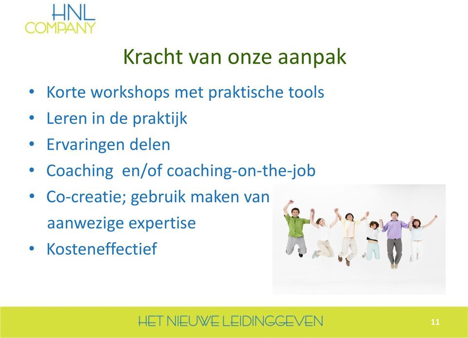 delen Coaching en/of coaching-on-the-job