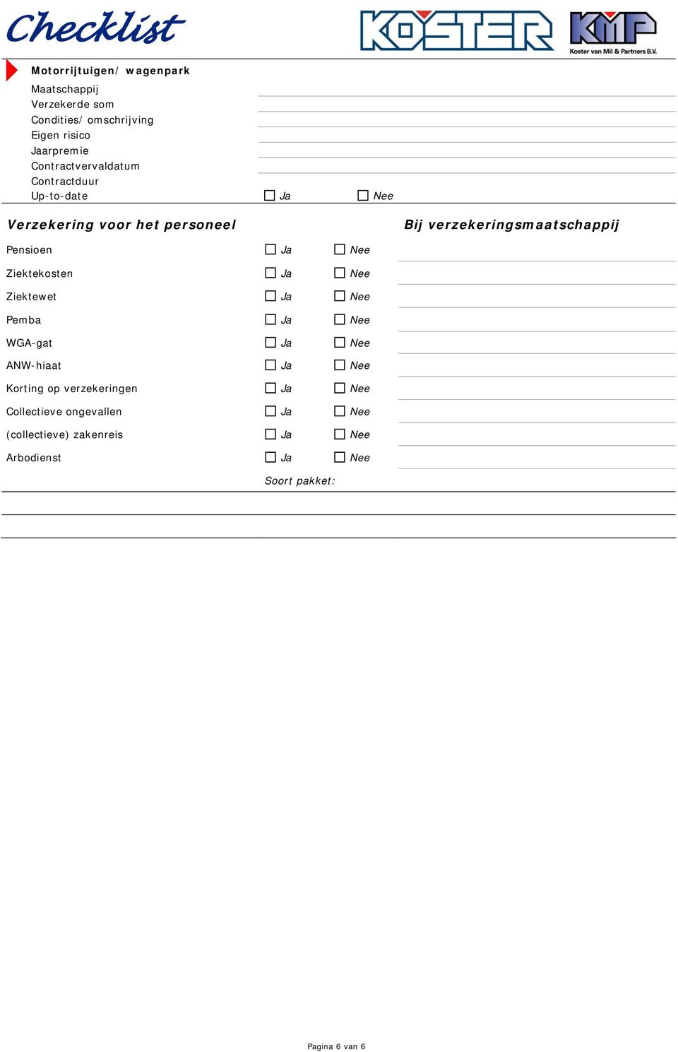 Pemba Ja WGA-gat Ja ANW-hiaat Ja Korting op verzekeringen Ja