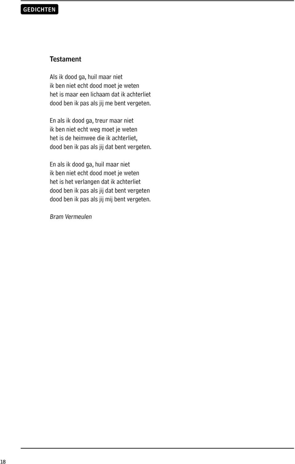 Verrassend De kracht van poëzie Contactblad mei PDF Gratis download MF-26