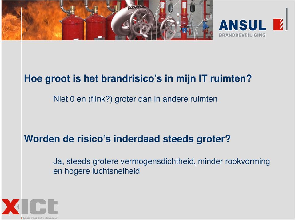 ) groter dan in andere ruimten Worden de risico s inderdaad