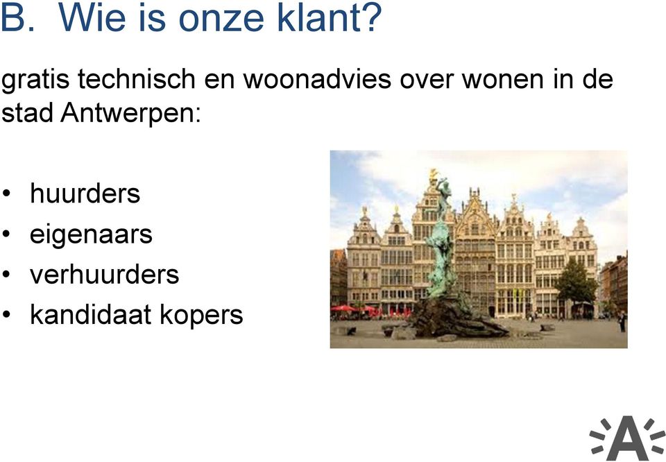 over wonen in de stad Antwerpen: