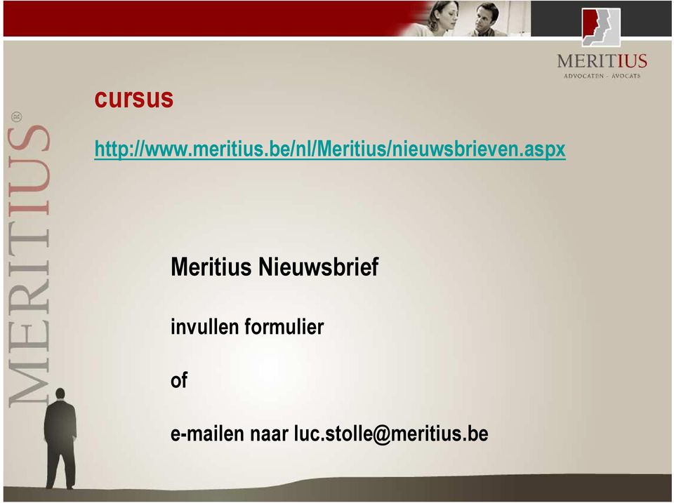 aspx Meritius Nieuwsbrief invullen