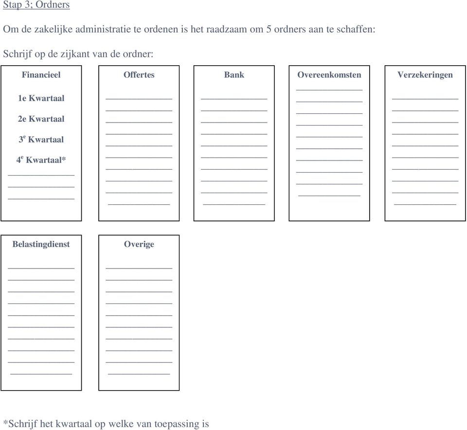 Verbazingwekkend E- book: Orde op Zaken Stellen Zakelijke administratie - PDF Free TS-99
