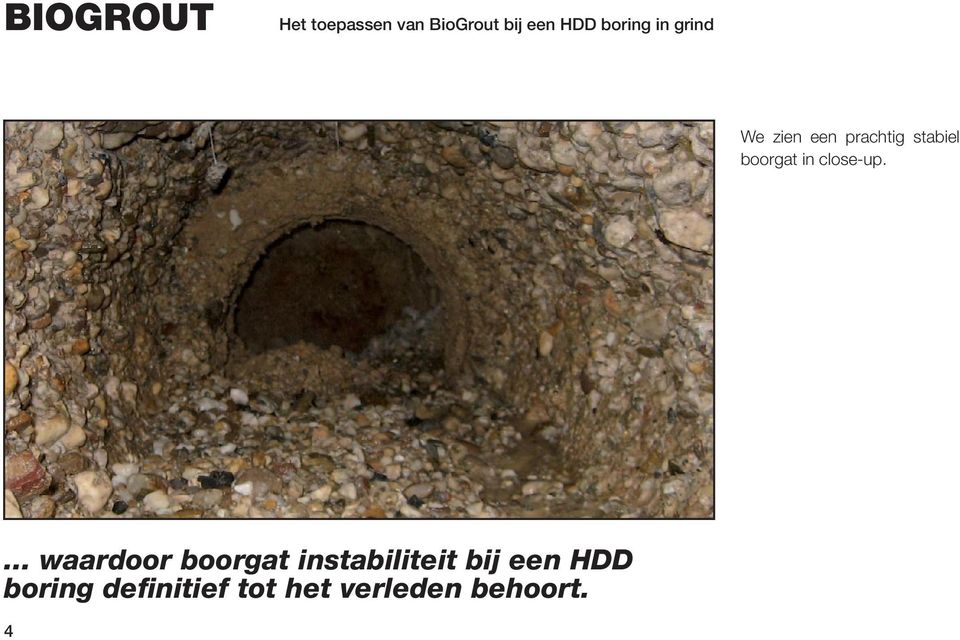 ... waardoor boorgat instabiliteit