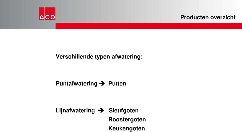 afwatering: Puntafwatering