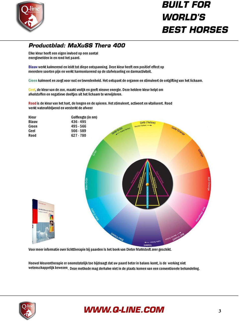 Het ontspant de organen en stimuleert de ontgifting van het lichaam. Geel, de kleur van de zon, maakt vrolijk en geeft nieuwe energie.