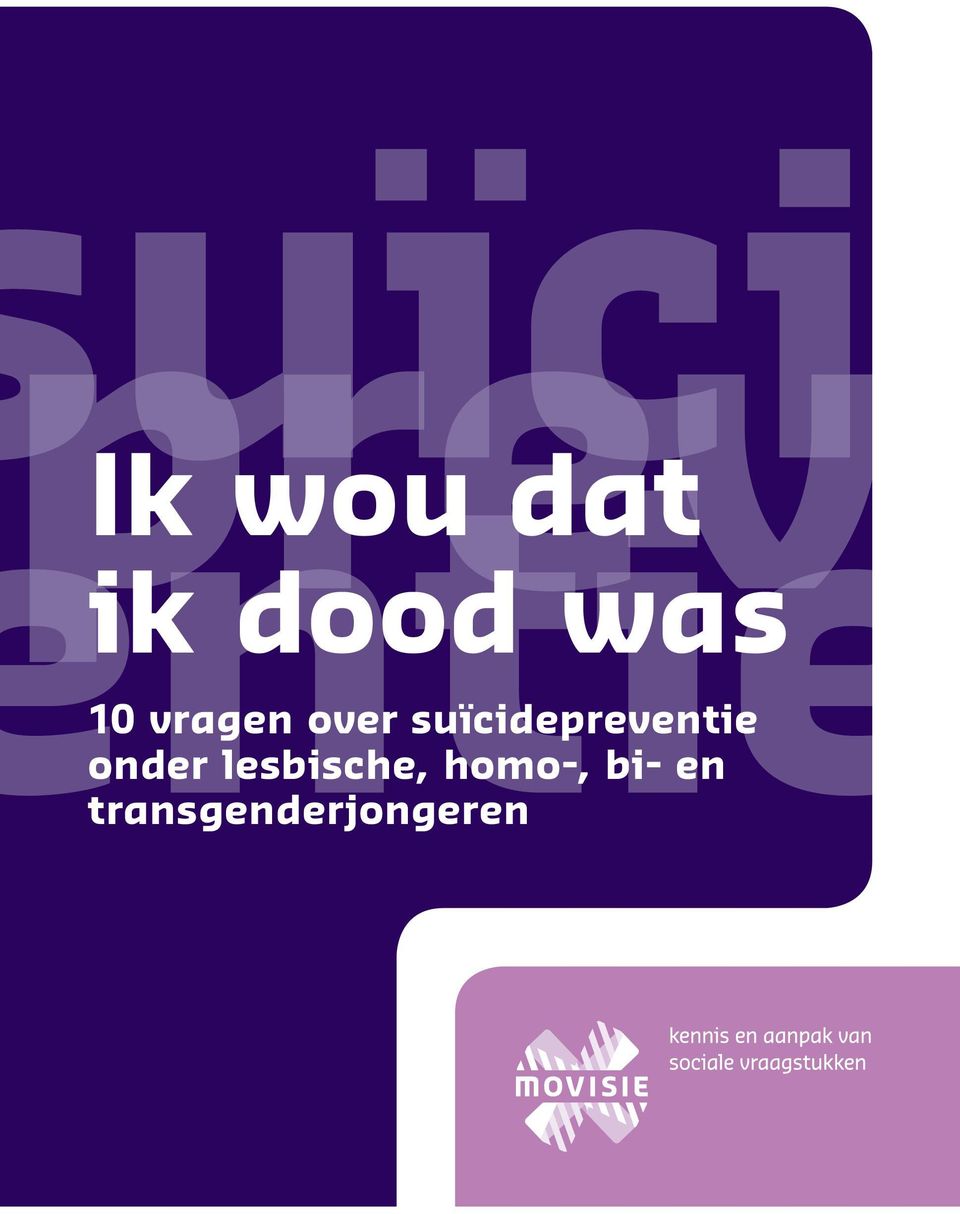 suïcidepreventie onder