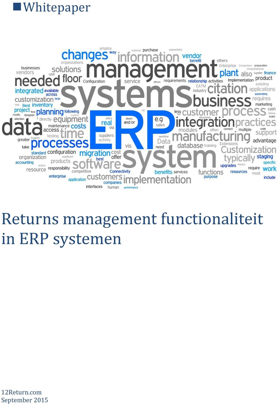 functionaliteit in ERP