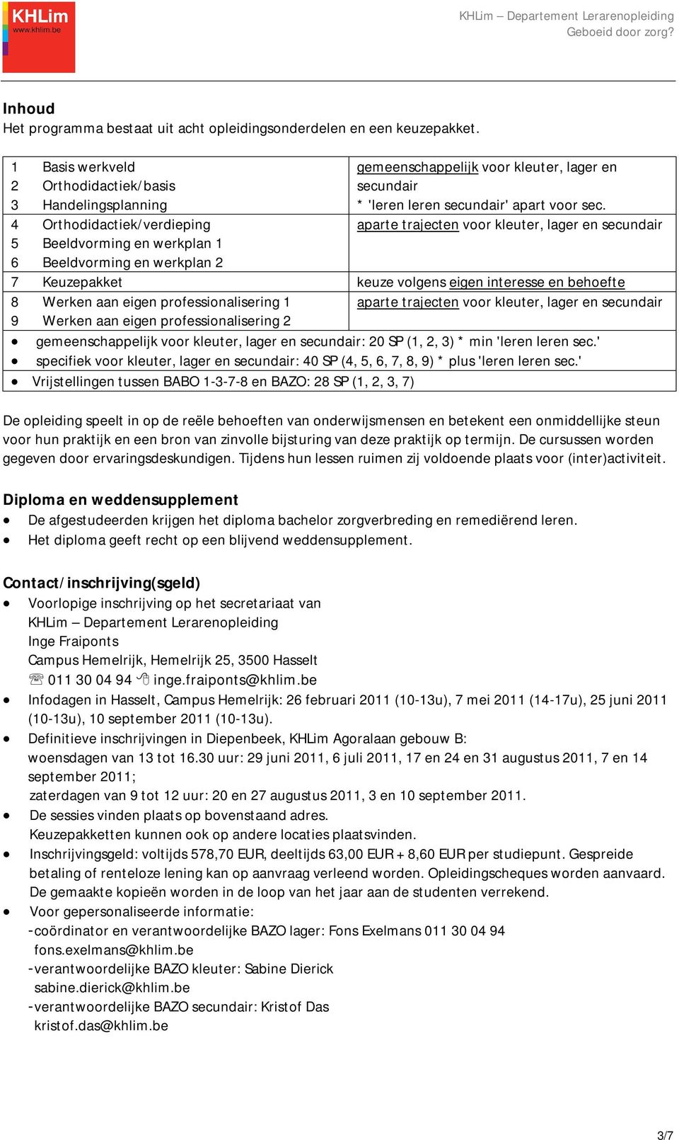 'leren leren secundair' apart voor sec.