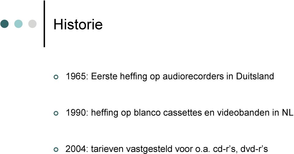 op blanco cassettes en videobanden in NL