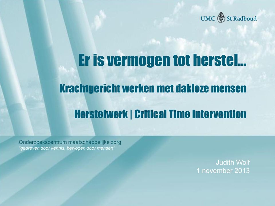 mensen Herstelwerk Critical Time