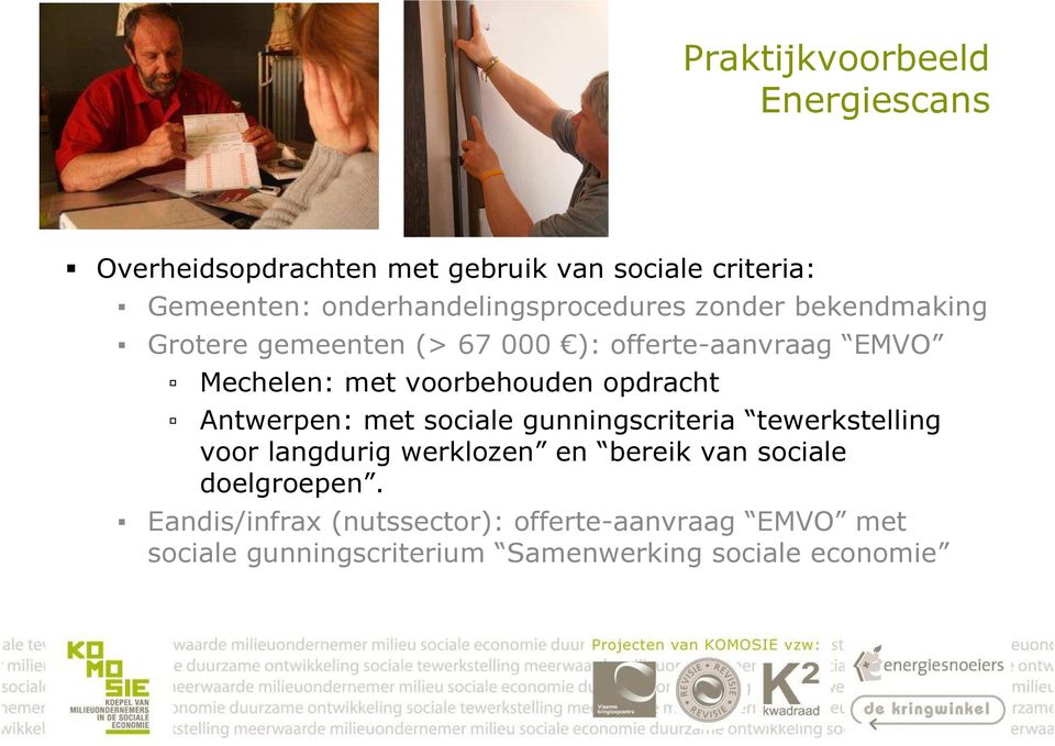 voorbehouden opdracht Antwerpen: met sociale gunningscriteria tewerkstelling voor langdurig werklozen en bereik