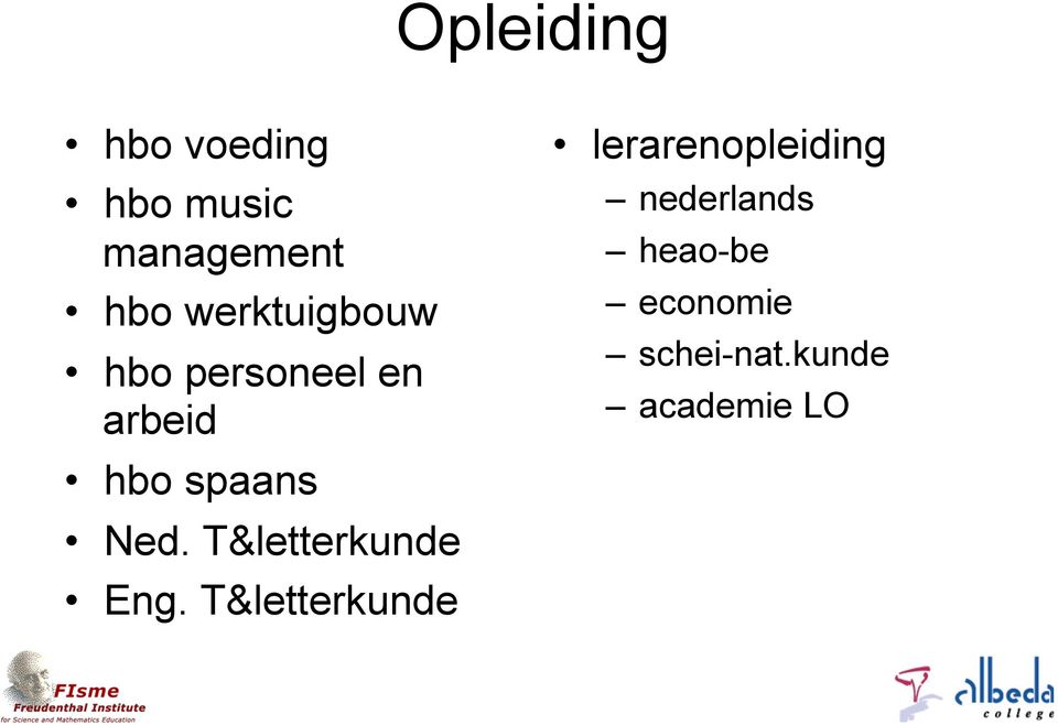 T&letterkunde Eng.