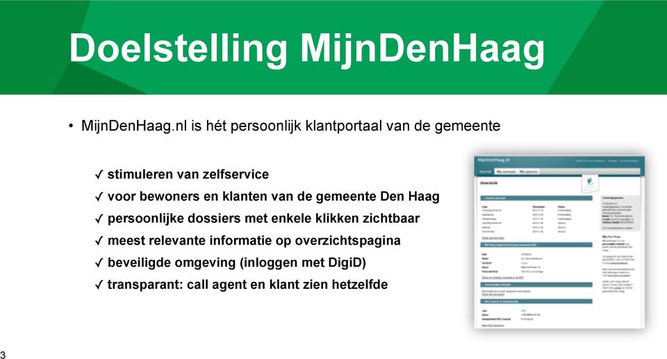 bewoners en klanten van de gemeente Den Haag persoonlijke dossiers met enkele klikken