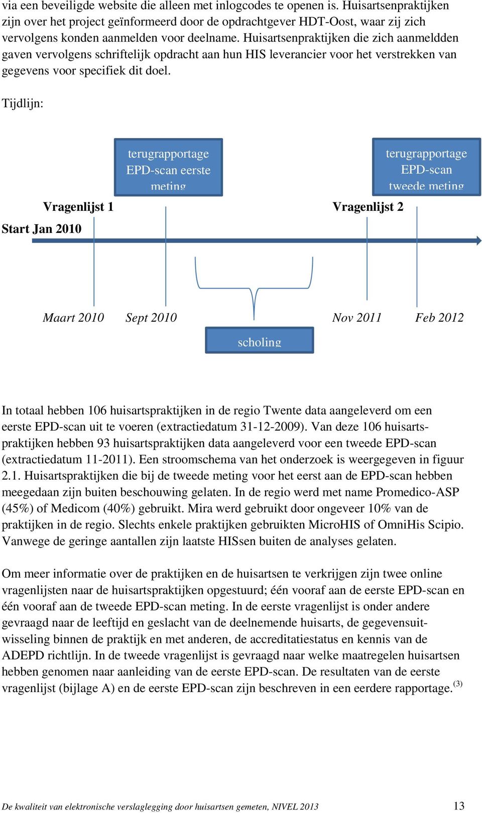 Huisartsenpraktijken die zich aanmeldden gaven vervolgens schriftelijk opdracht aan hun HIS leverancier voor het verstrekken van gegevens voor specifiek dit doel.