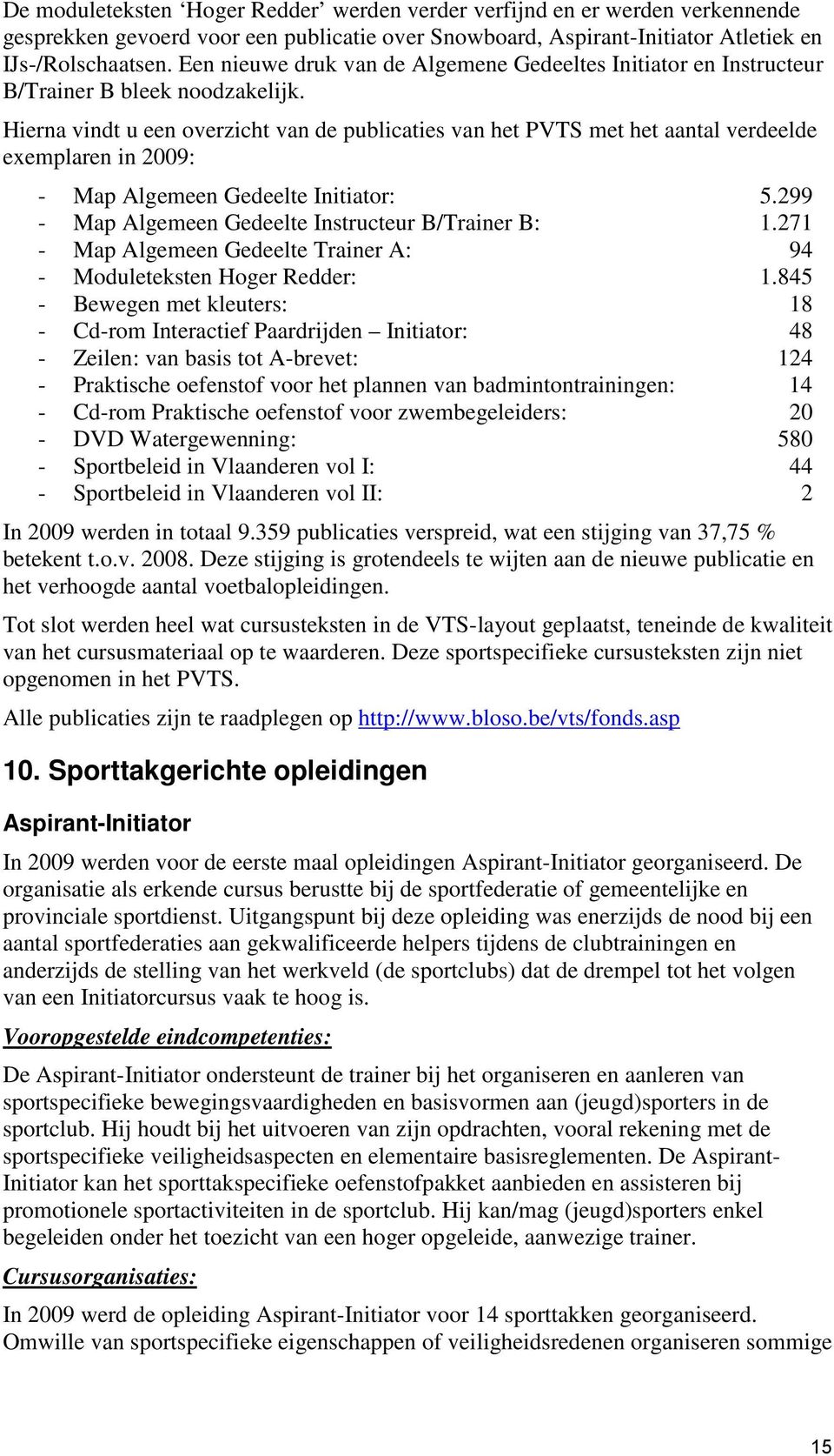 Hierna vindt u een overzicht van de publicaties van het PVTS met het aantal verdeelde exemplaren in 29: Map Algemeen Gedeelte Initiator: 5.299 Map Algemeen Gedeelte Instructeur B/Trainer B: 1.