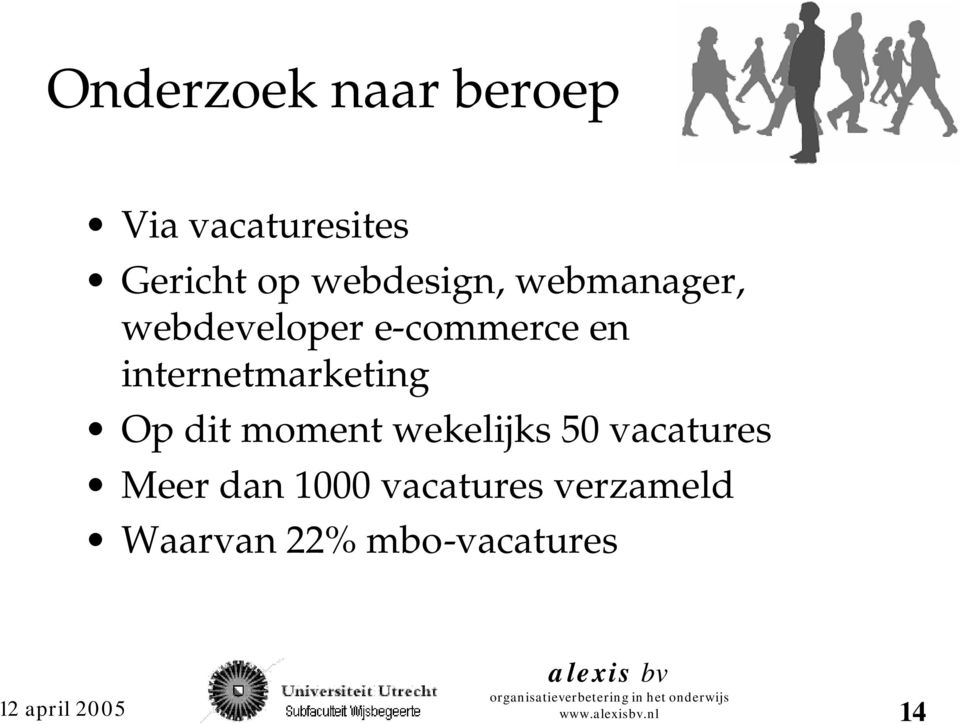 internetmarketing Op dit moment wekelijks 50 vacatures