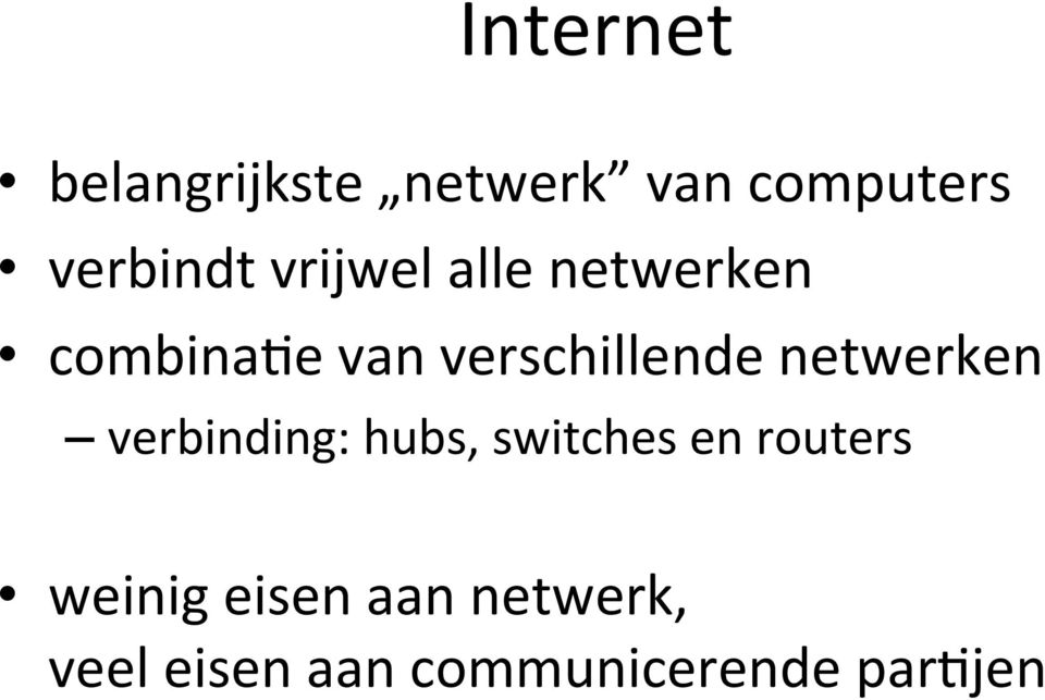 netwerken verbinding: hubs, switches en routers
