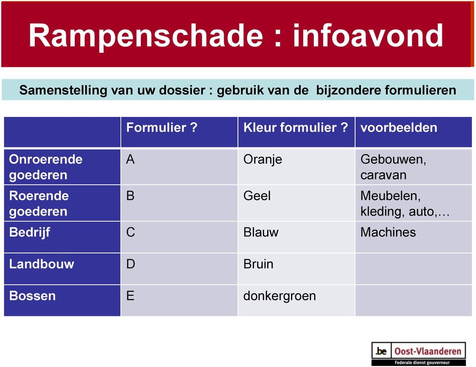 Kleur formulier?