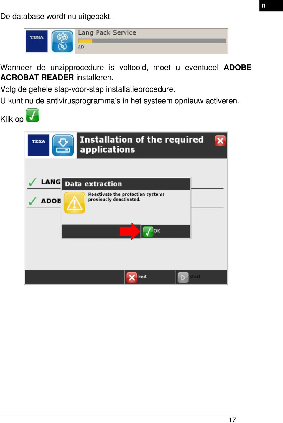 ADOBE ACROBAT READER installeren.