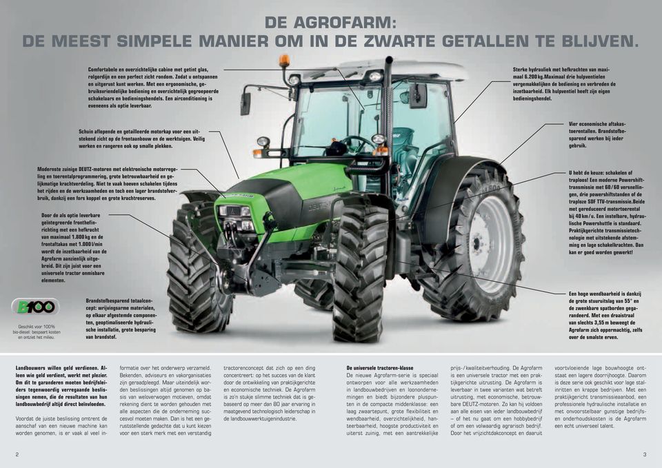 Een airconditioning is eveneens als optie leverbaar. Sterke hydrauliek met hefkrachten van maximaal 6.200 kg.maximaal drie hulpventielen vergemakkelijken de bediening en verbreden de inzetbaarheid.