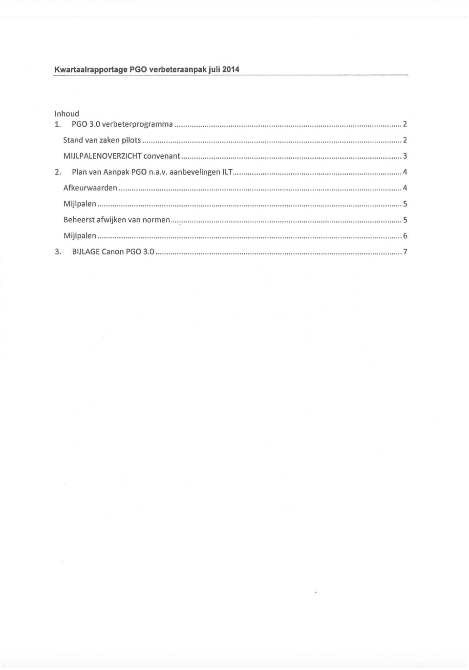 convenant 3 2. Plan van Aanpak PGO n.a.v. aanbevelingen ILT 4