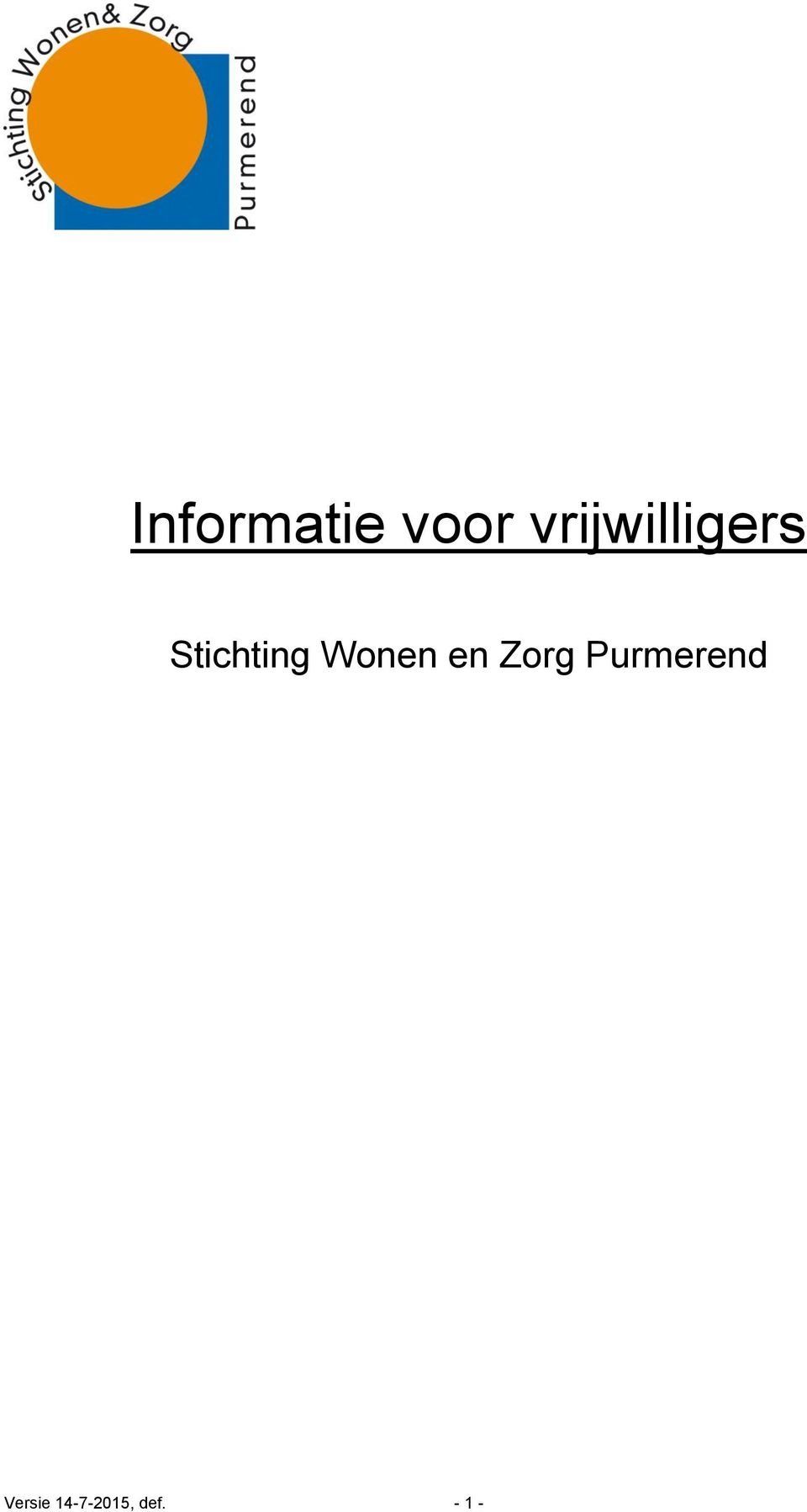 Stichting Wonen en