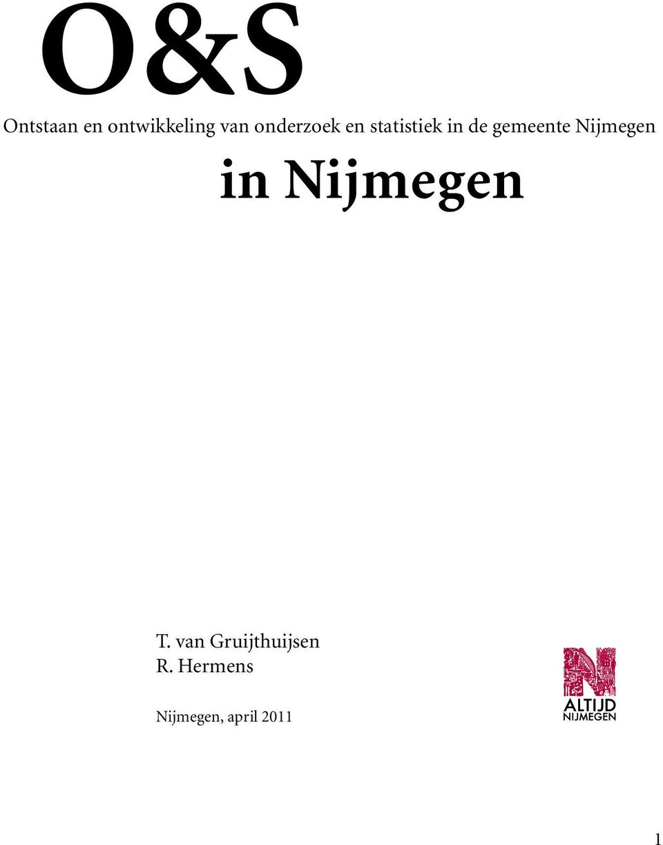 gemeente Nijmegen in Nijmegen T.