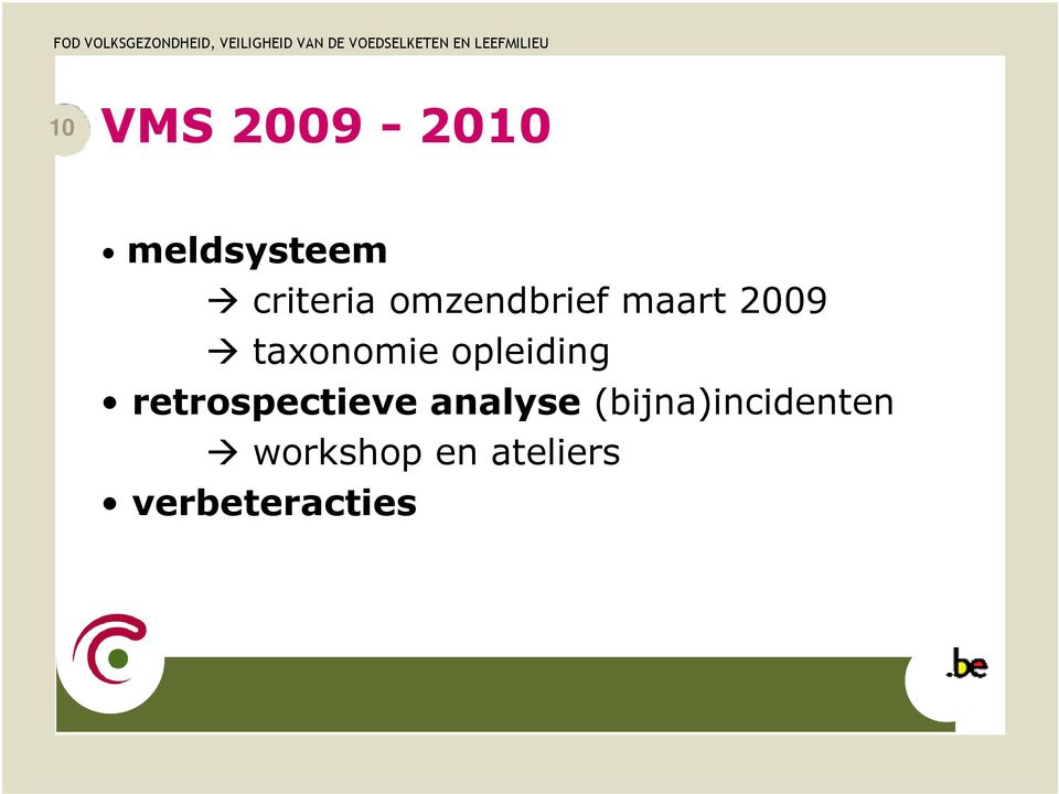 opleiding retrospectieve analyse