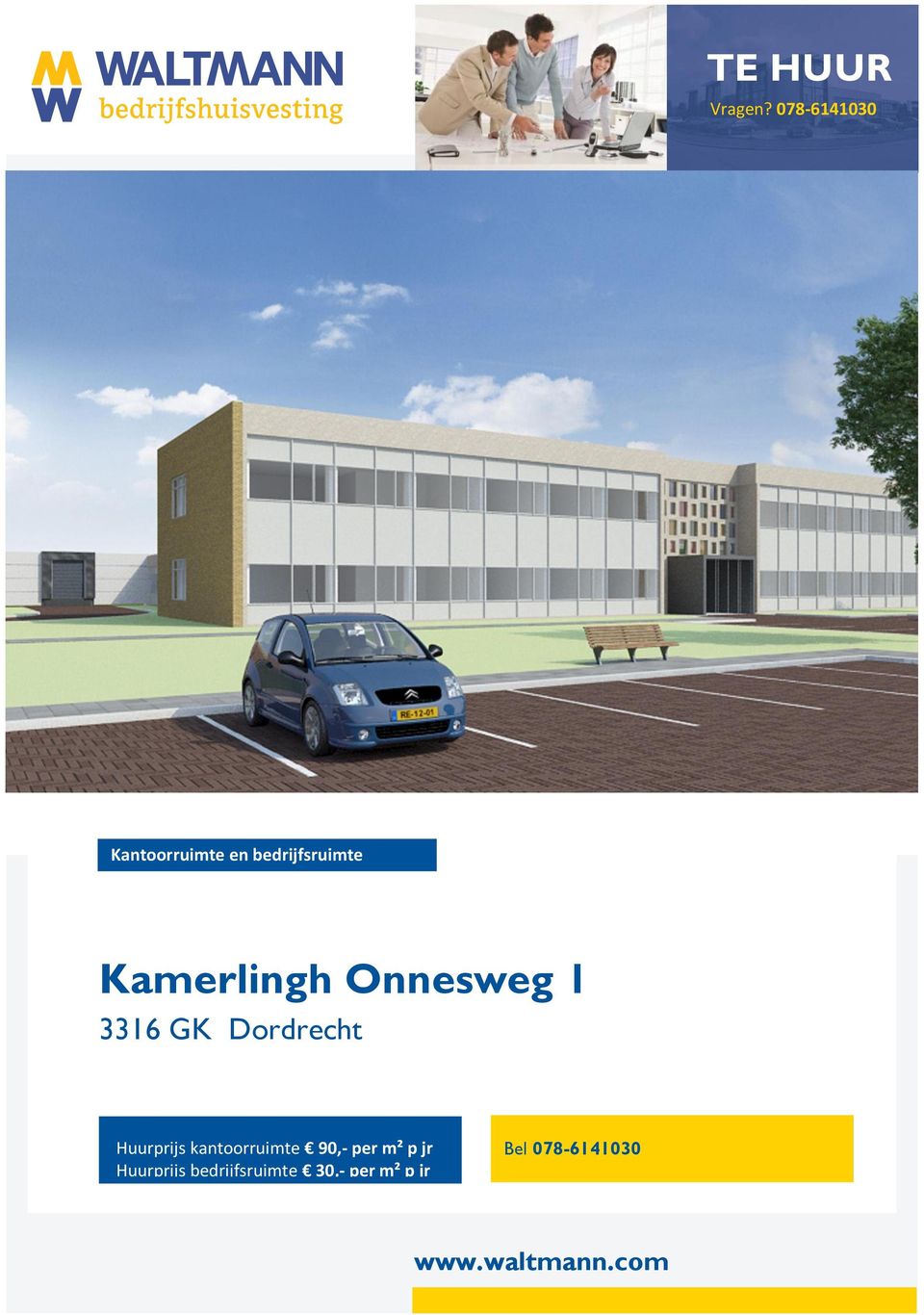 Kamerlingh Onnesweg 1 3316 GK Dordrecht Huurprijs