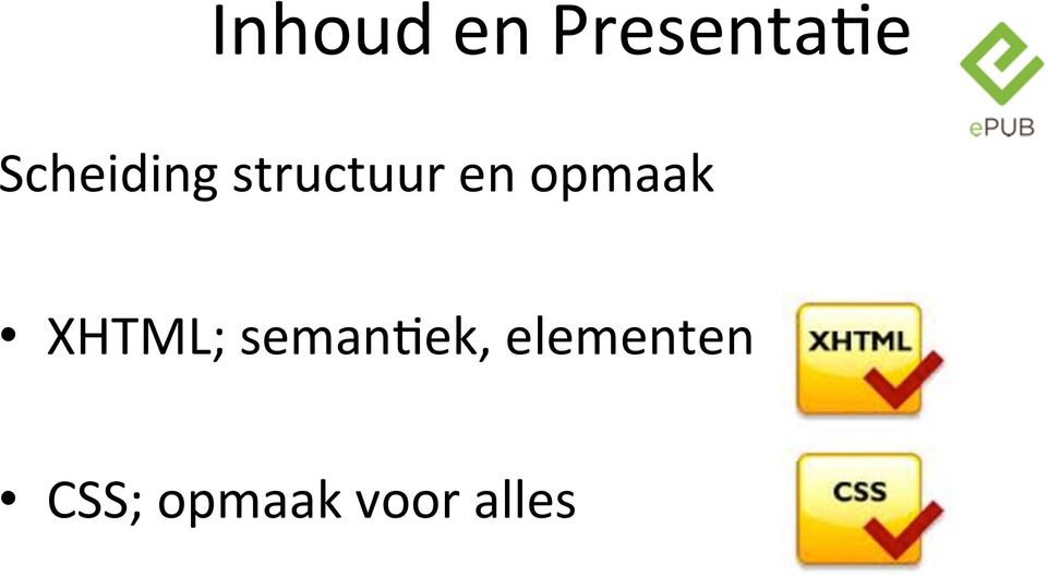 opmaak XHTML; semannek,