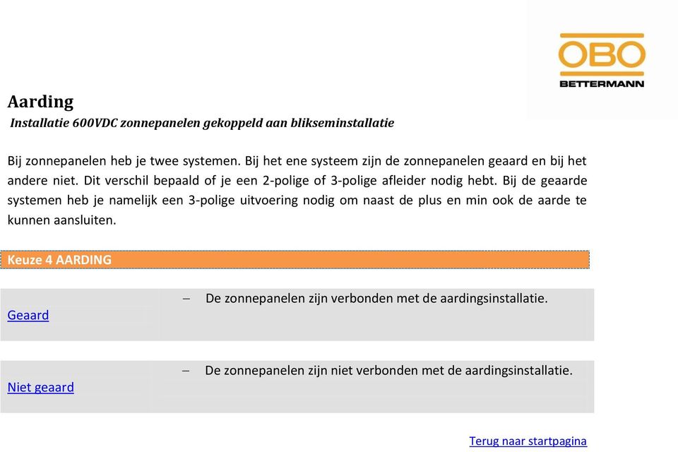 Dit verschil bepaald of je een 2-polige of 3-polige afleider nodig hebt.