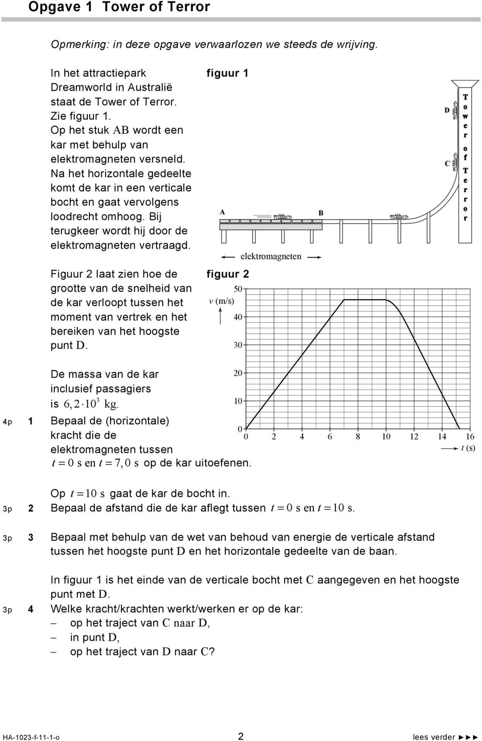 Bij terugkeer wordt hij door de elektromagneten vertraagd.