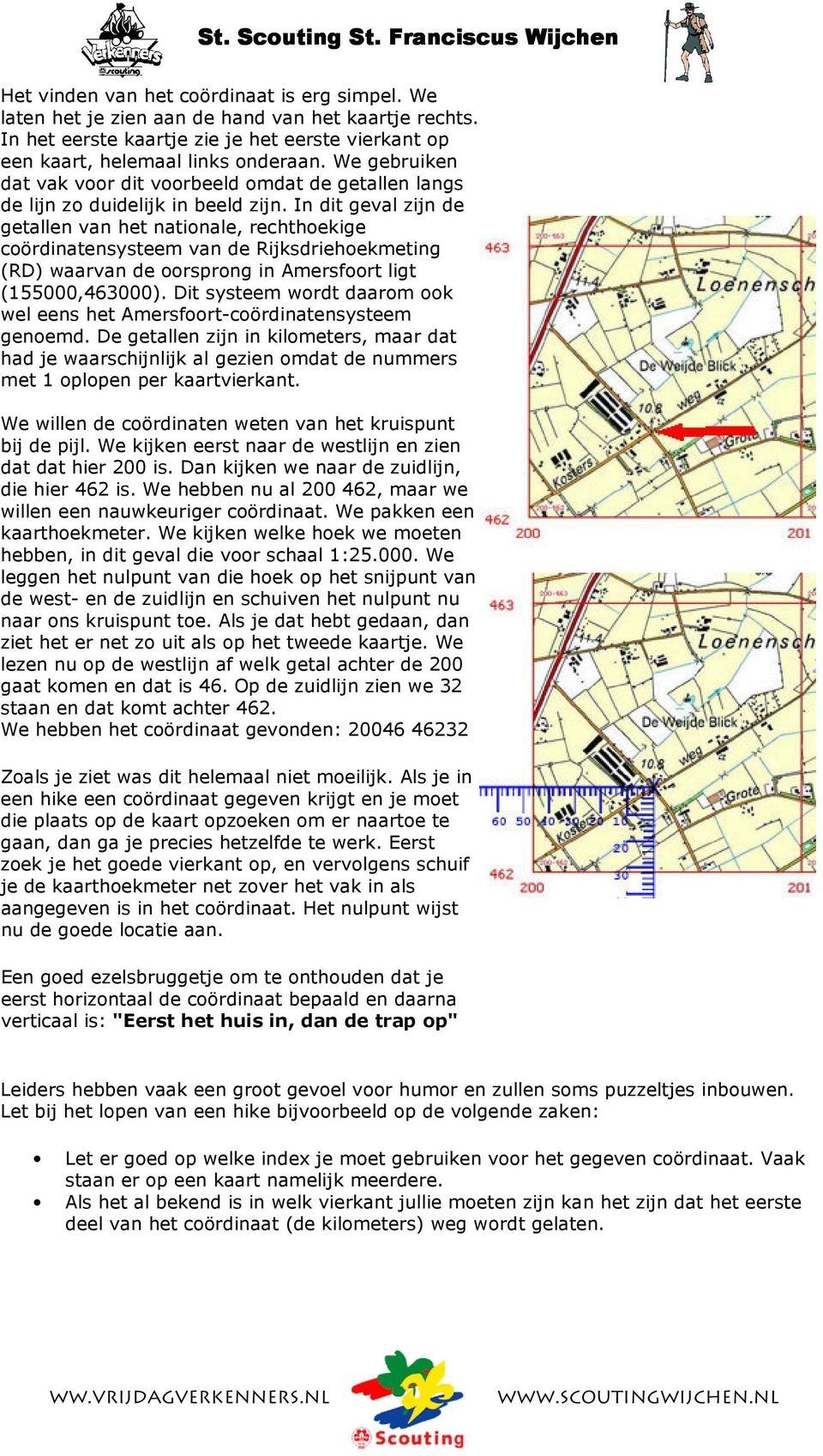 In dit geval zijn de getallen van het nationale, rechthoekige coördinatensysteem van de Rijksdriehoekmeting (RD) waarvan de oorsprong in Amersfoort ligt (155000,463000).