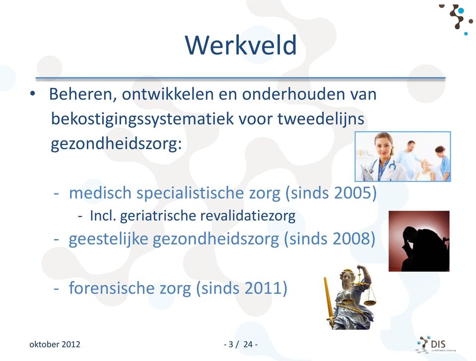 specialistische zorg (sinds 2005) - Incl.