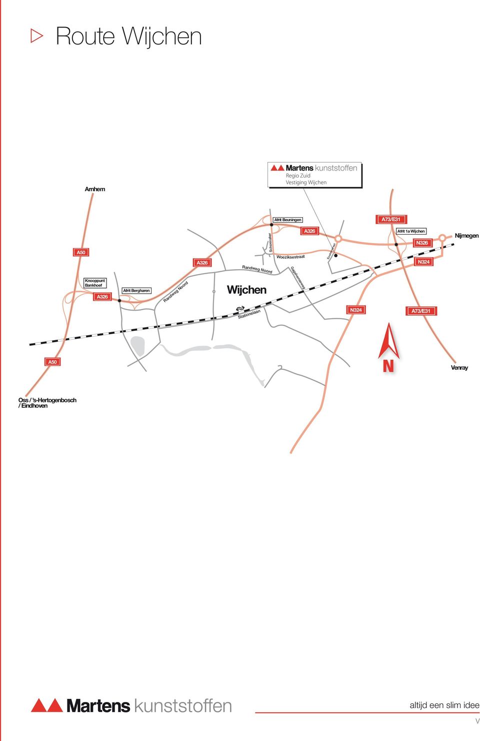 N326 N324 Nijmegen Gagelvenseweg Knooppunt Bankhoef A326 Afrit Bergharen Randweg