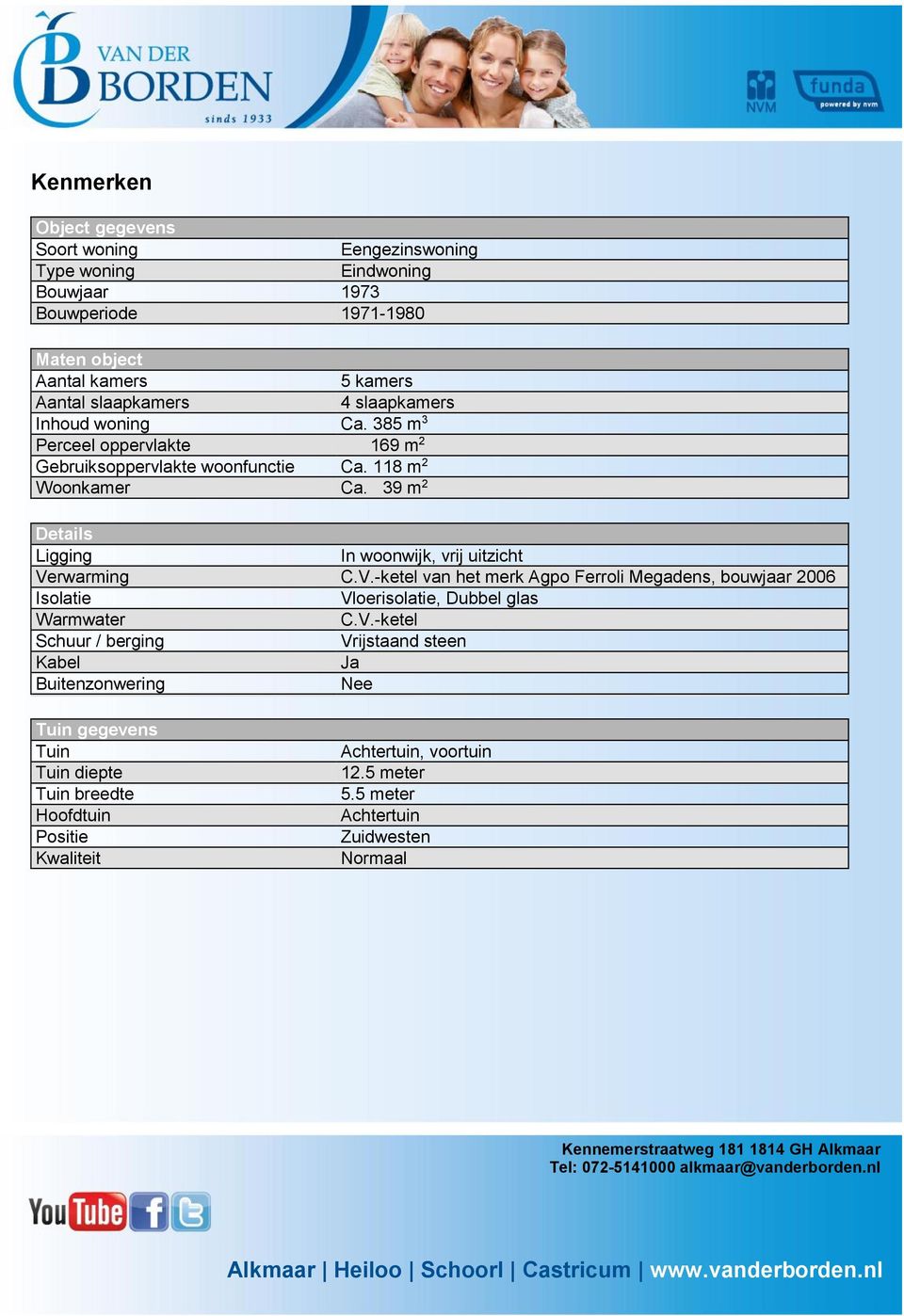 39 m 2 Details Ligging In woonwijk, vrij uitzicht Verwarming C.V.-ketel van het merk Agpo Ferroli Megadens, bouwjaar 2006 Isolatie Vloerisolatie, Dubbel glas Warmwater C.