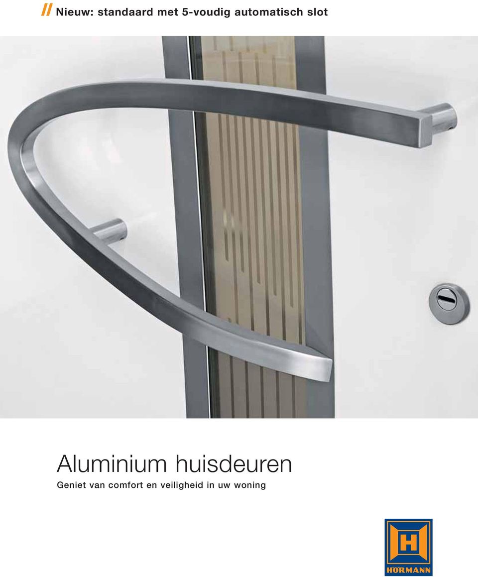 Aluminium huisdeuren Geniet