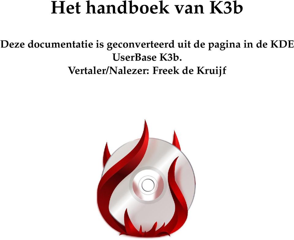 pagina in de KDE UserBase