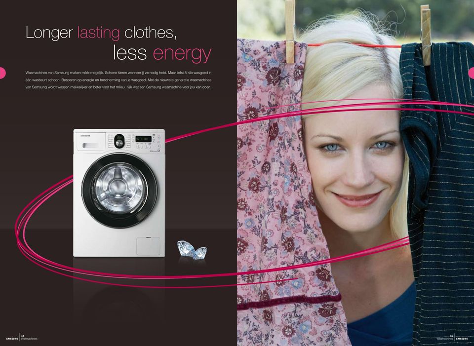 Besparen op energie en bescherming van je wasgoed.