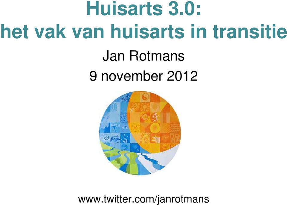 in transitie Jan Rotmans