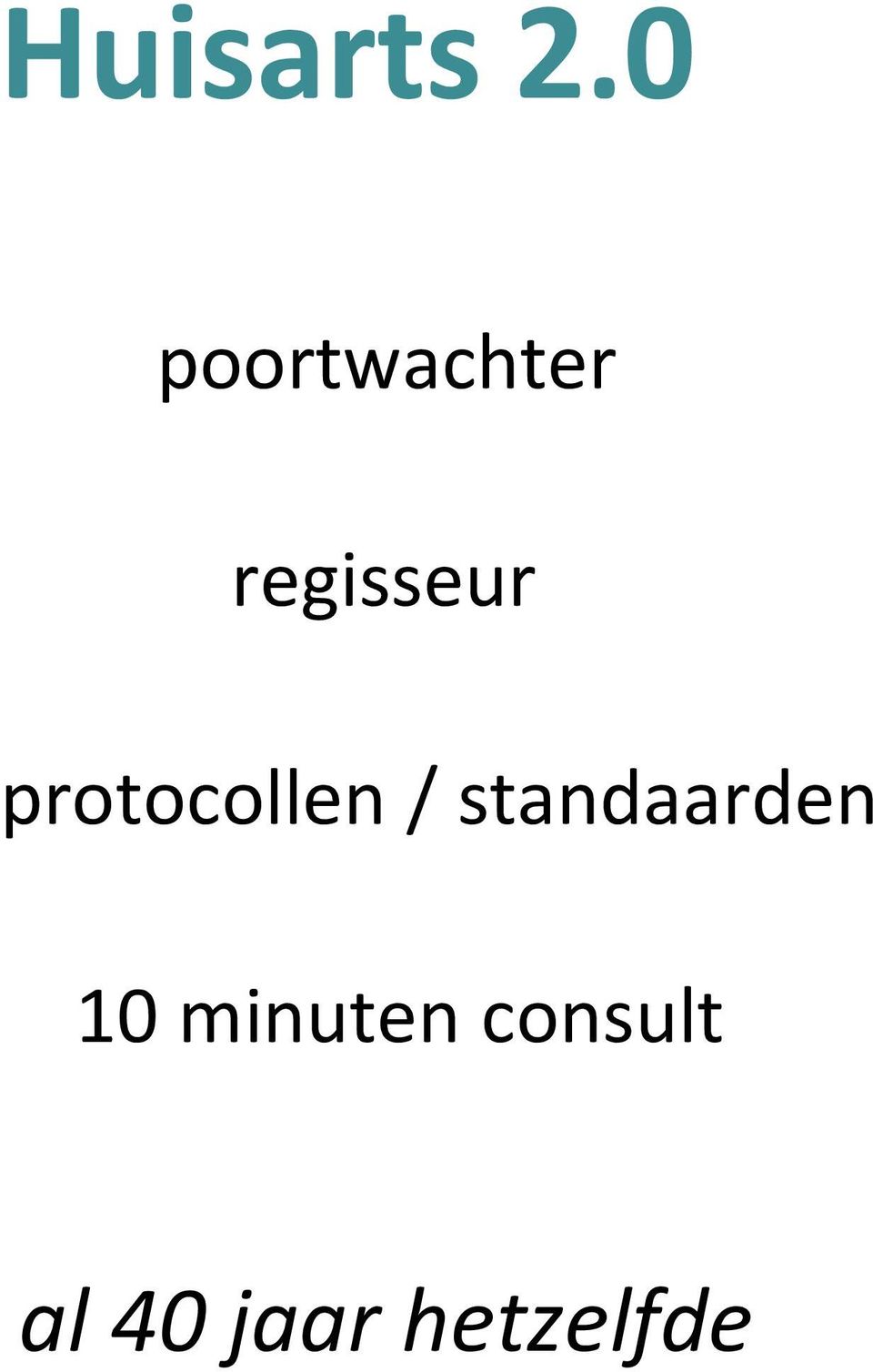 protocollen / standaarden